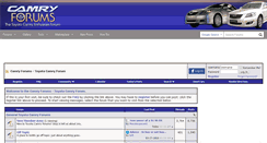 Desktop Screenshot of camryforums.com